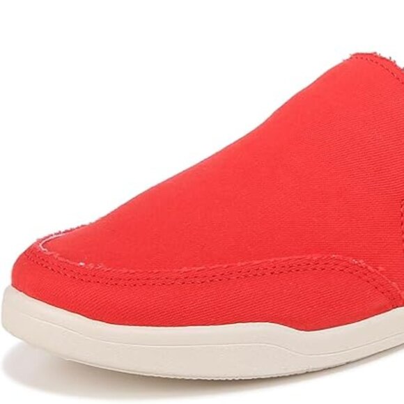 Vionic Vibrant Red Slip-On Flats - Picture 2 of 16